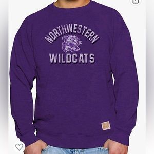 Retro Northwestern Wildcats Crew Neck Sweatshirt *New In Bag* (L)